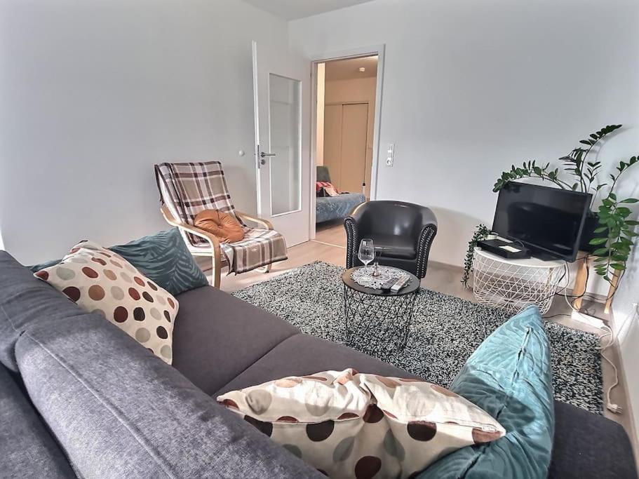 Superbe Appartement Avec 2 Balcons - Vue Sur La Cathedrale Environ 15 Min En Tram Strazburg Dış mekan fotoğraf